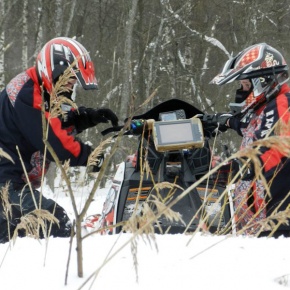 Соревнования по GPS ориентированию на снегоходах